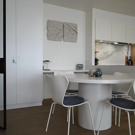 Open uitzicht, zuidterras en privé garage - Stijlvol appartement in Nieuwpoort Bad vlak bij zee Appartamento *